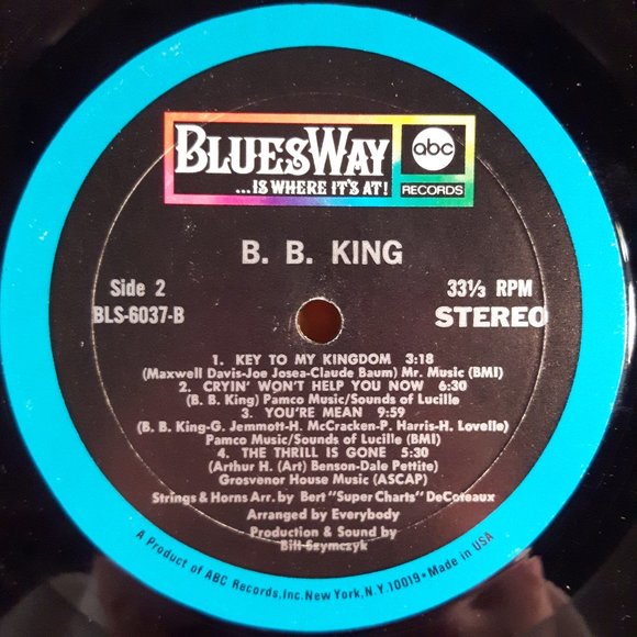 B.B. King - Completely Well - Vinyl LP Record - Picture 5 of 5